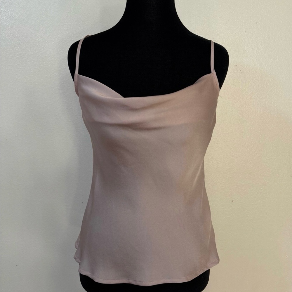 Express Pink Sleeveless Fitted Camisole